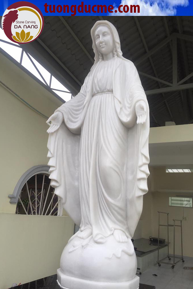 tượng đức mẹ bằng đá mỹ nghệ