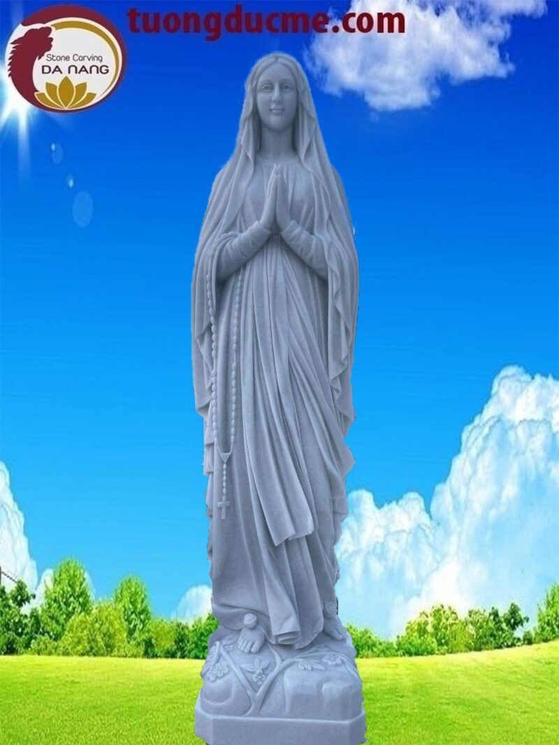 tượng đức mẹ bằng đá