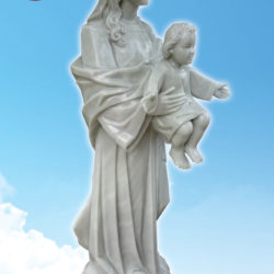 Tượng Đức Mẹ Hòa Bình Bằng đá:  Biểu tượng sự hòa bình, văn minh nhân loại